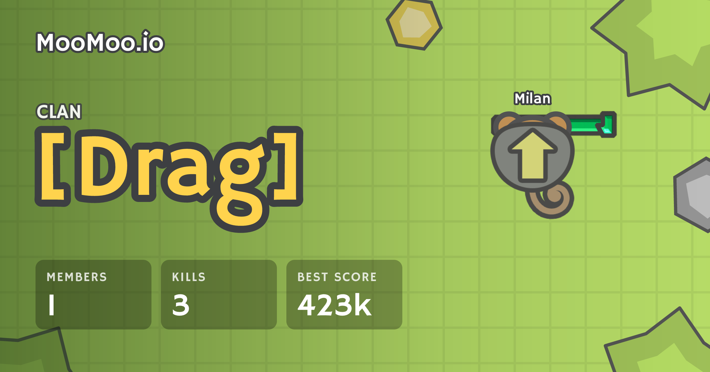 [Drag] - MooMoo.io clan