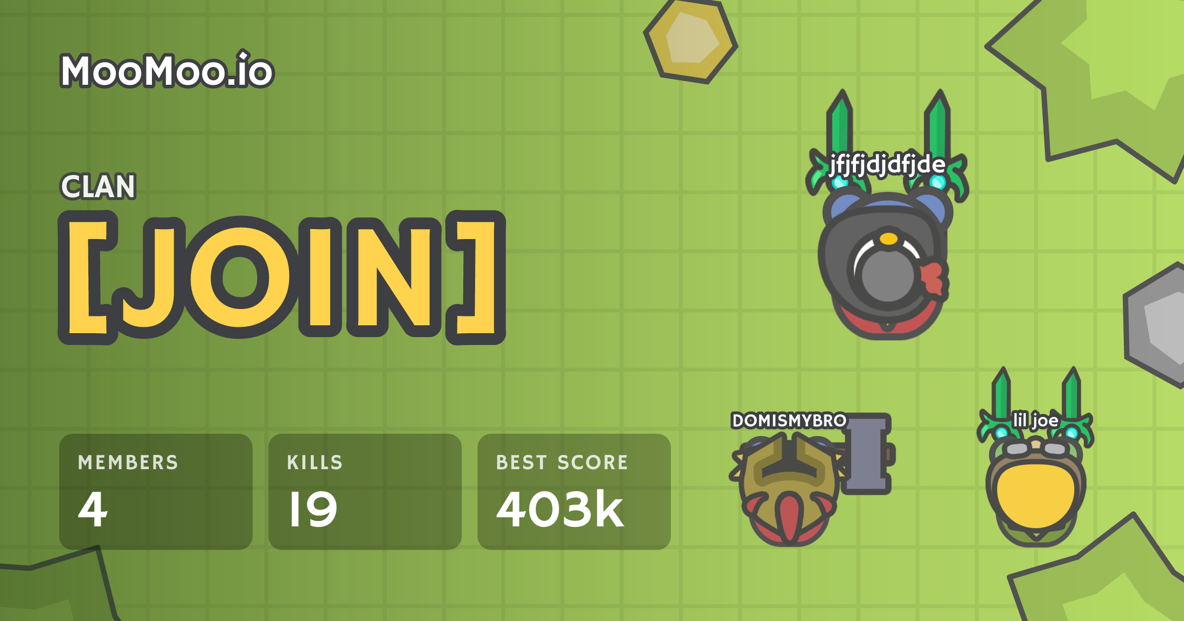 [JOIN] - MooMoo.io clan