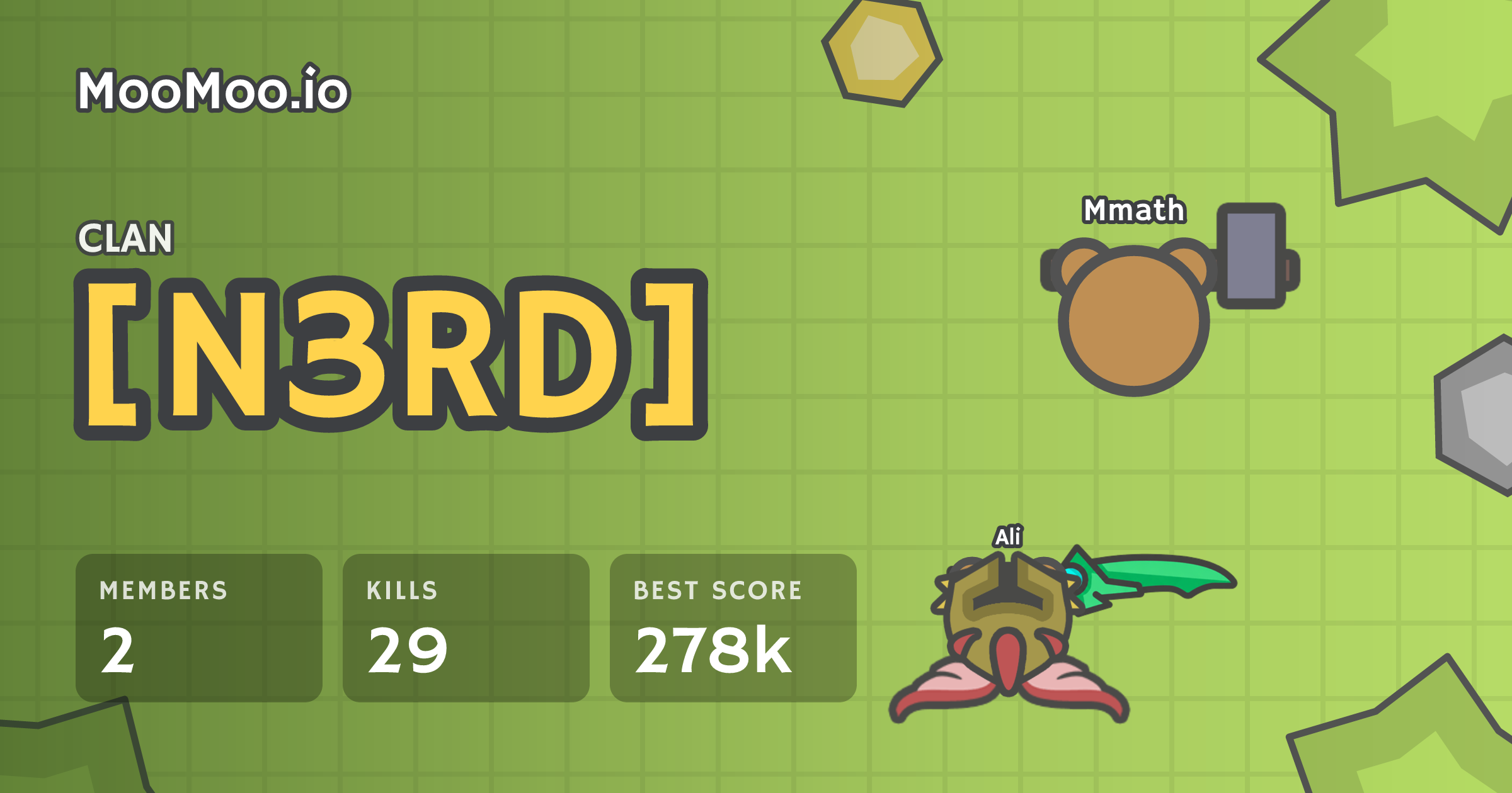 [N3RD] - MooMoo.io clan
