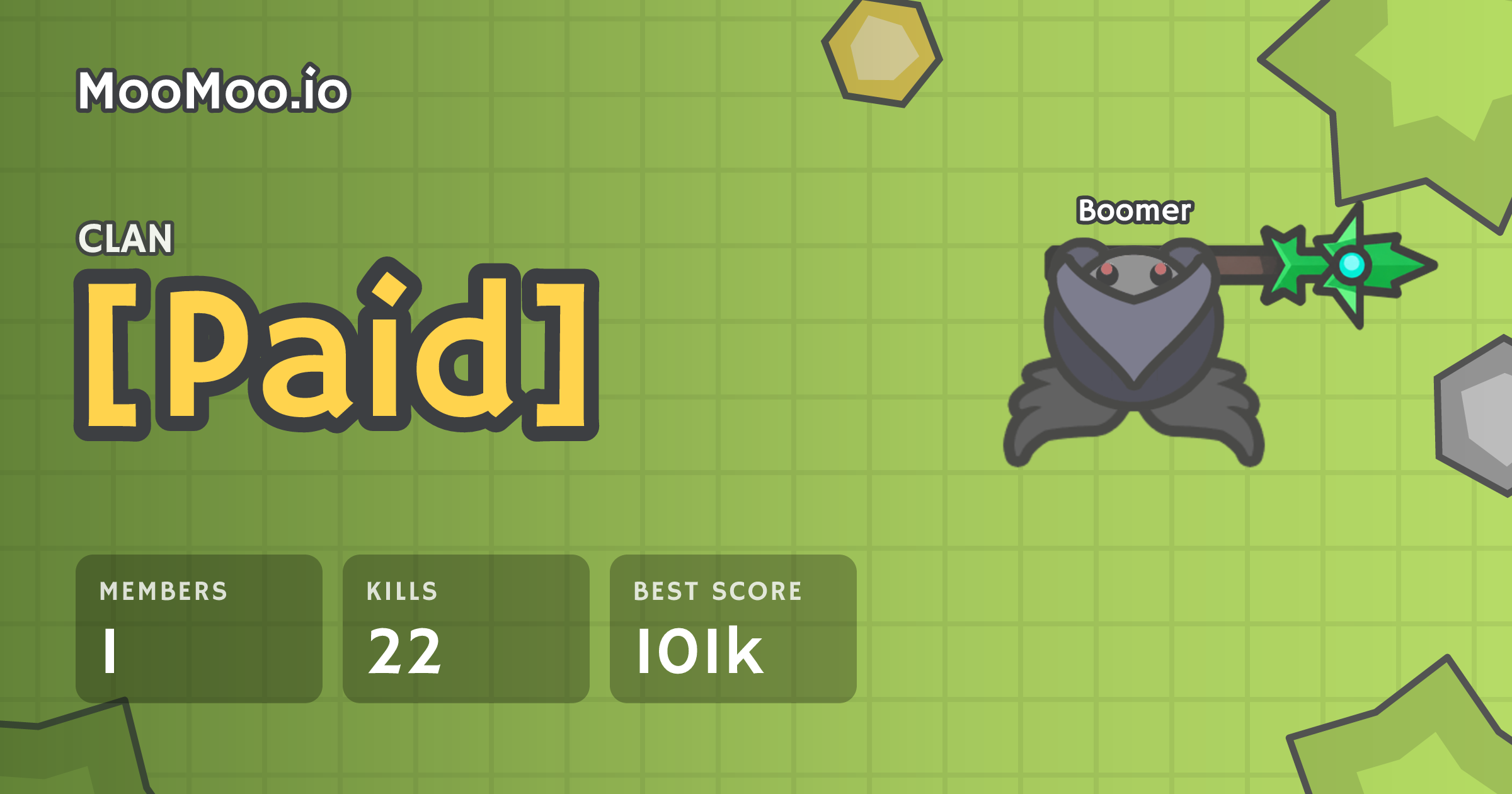 [Paid] - MooMoo.io clan