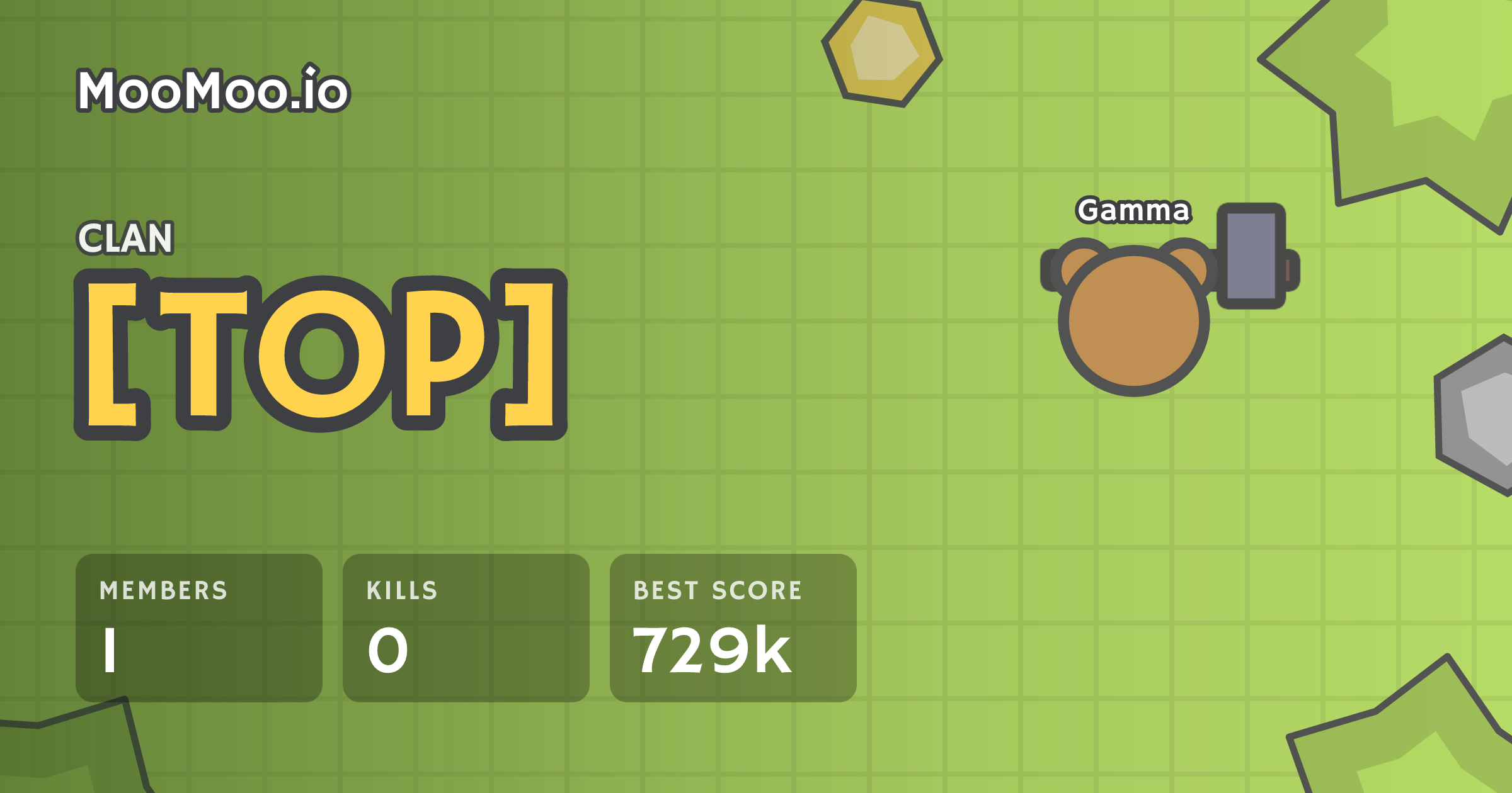 [TOP] - MooMoo.io clan