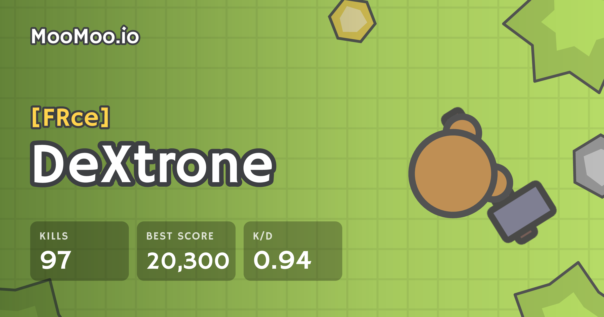 DeXtrone - MooMoo.io player