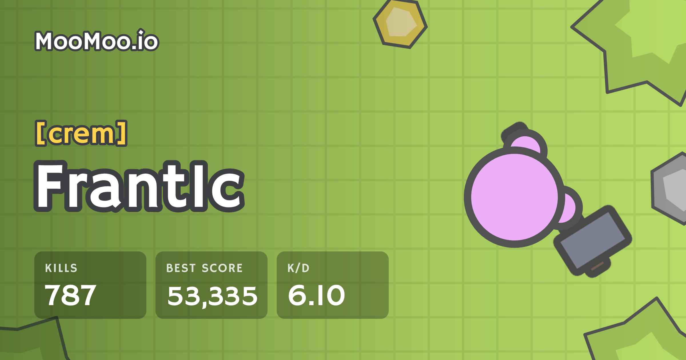 Frant1c - MooMoo.io player