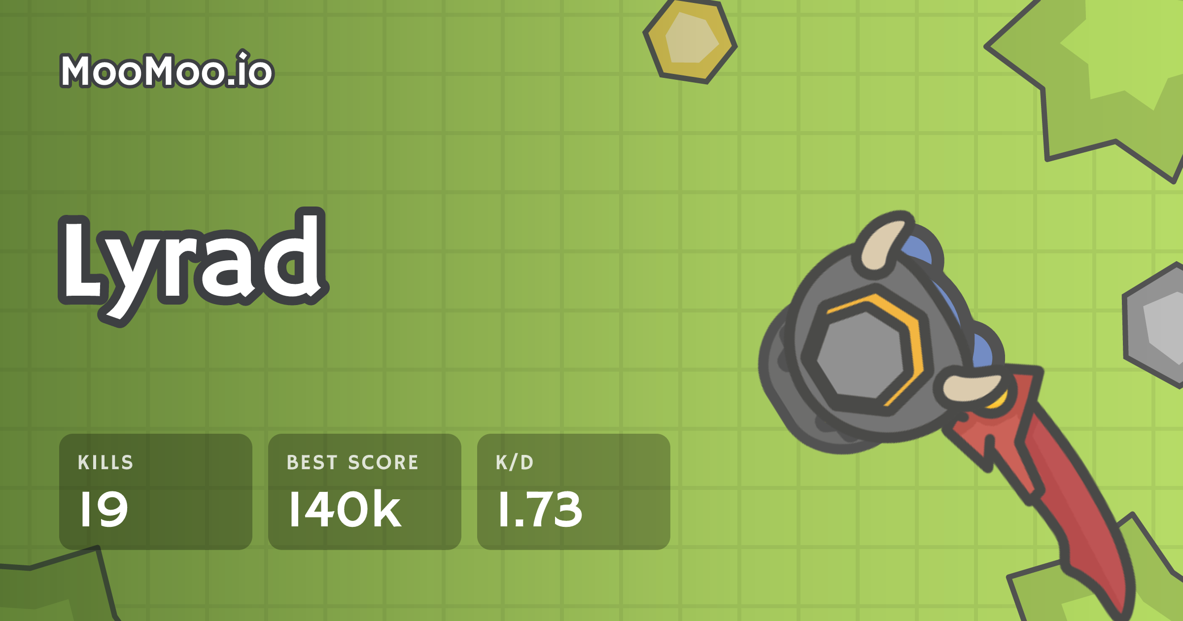 Lyrad - MooMoo.io player