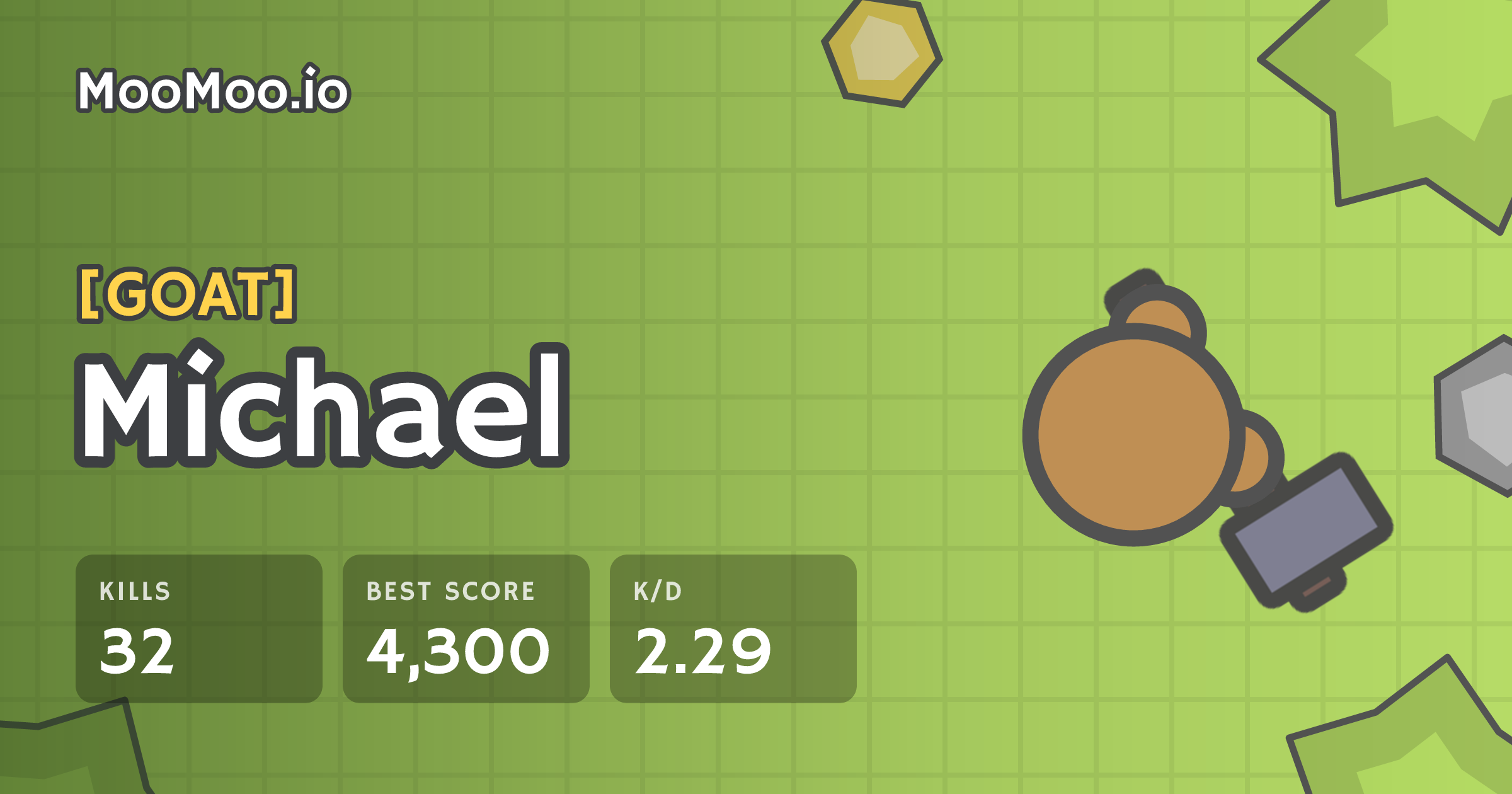Michael - MooMoo.io player