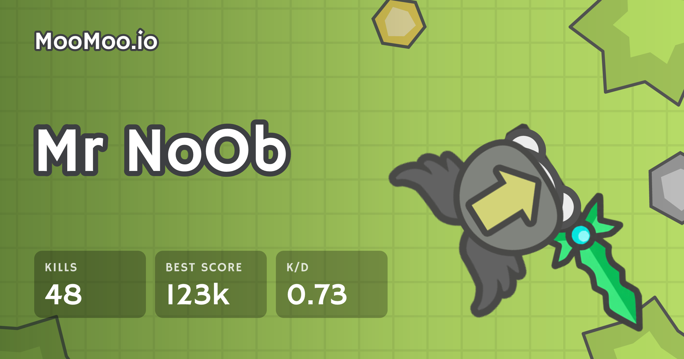 Mr NoOb - MooMoo.io player