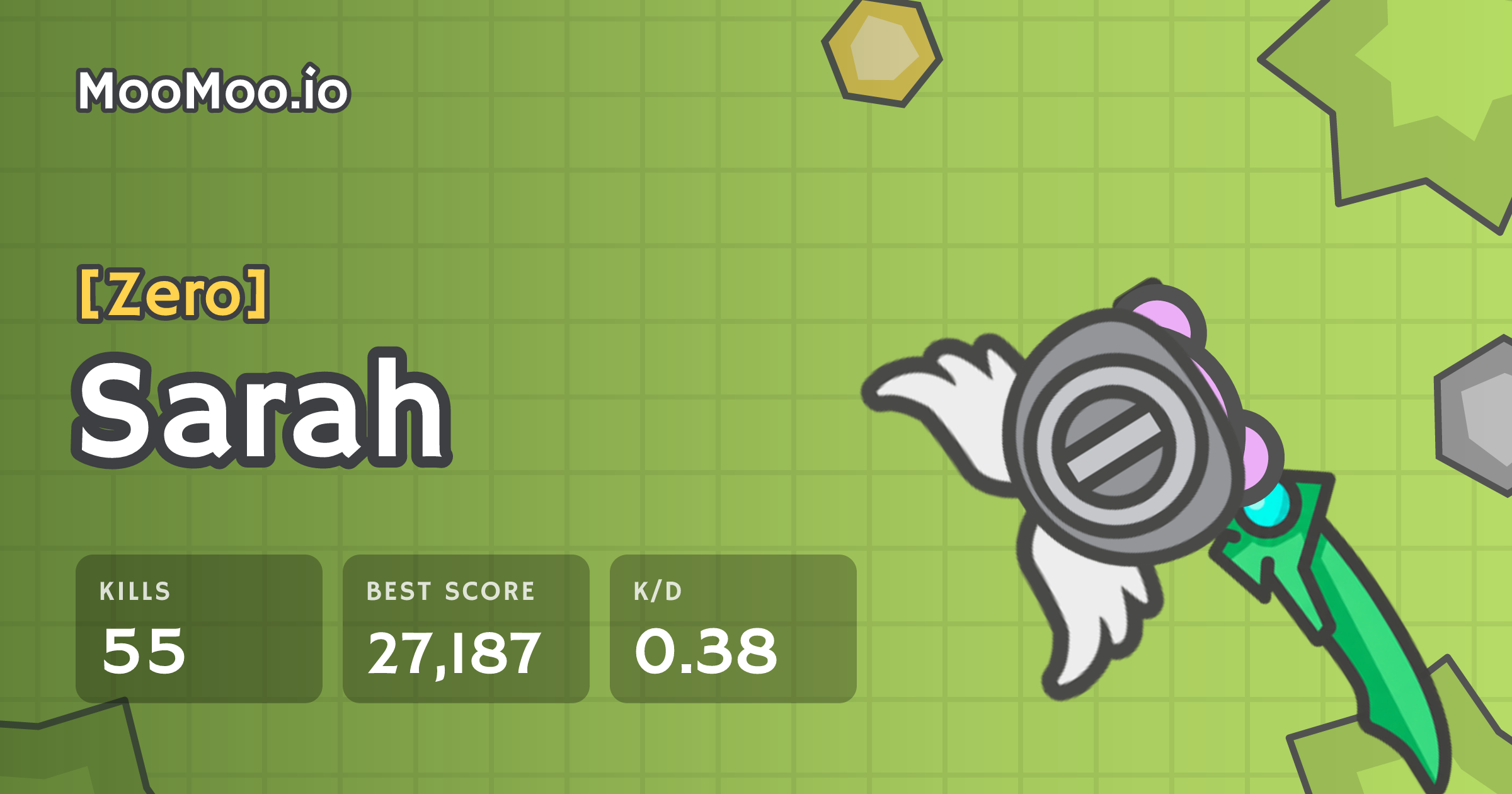 Sarah - MooMoo.io player