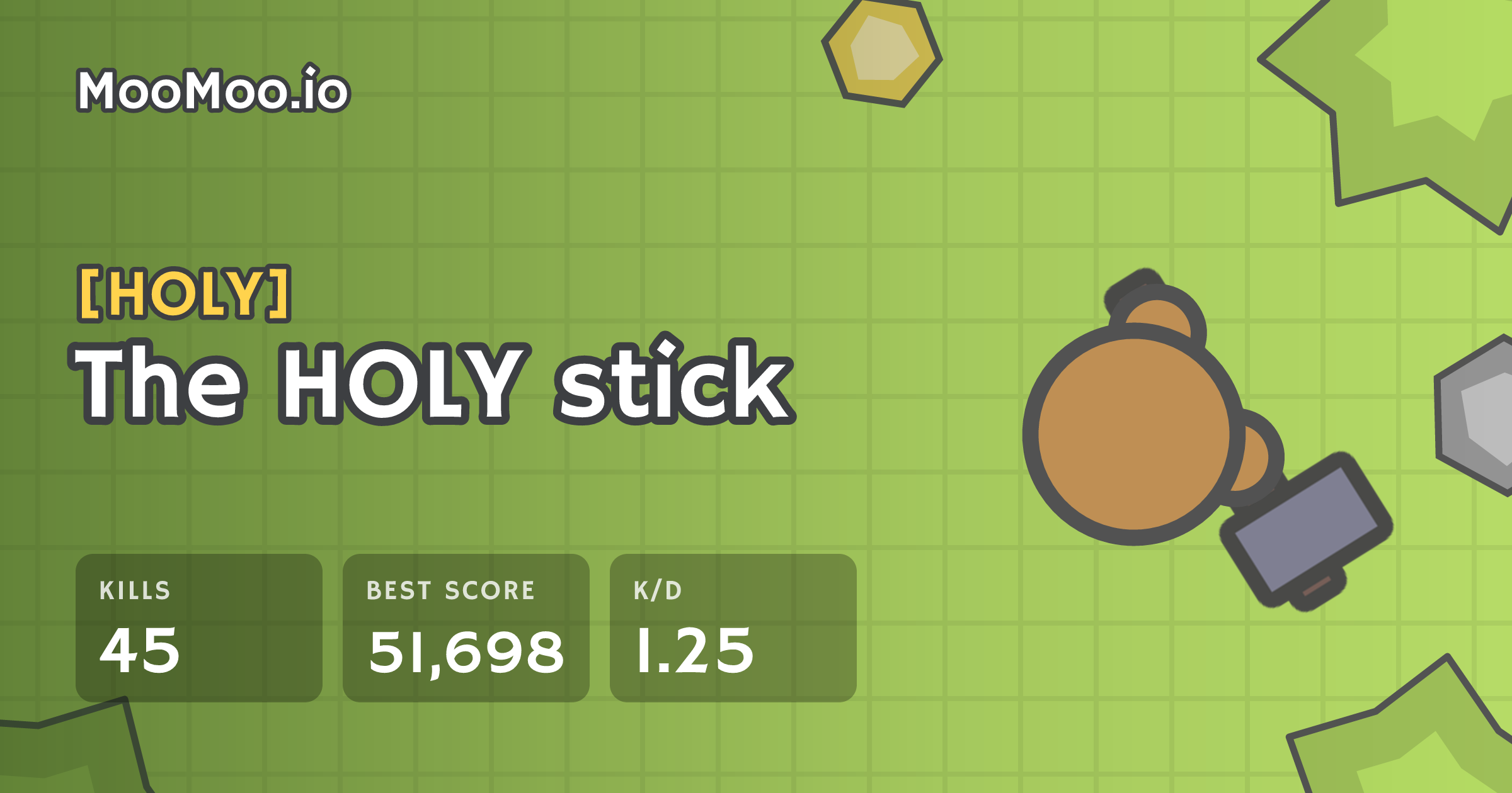 The HOLY stick - MooMoo.io player