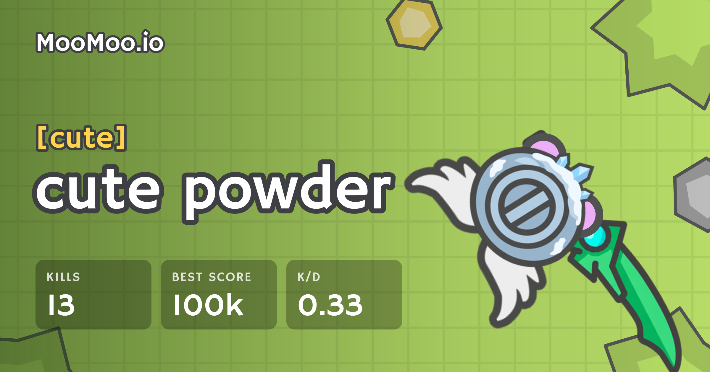 cute powder - MooMoo.io player