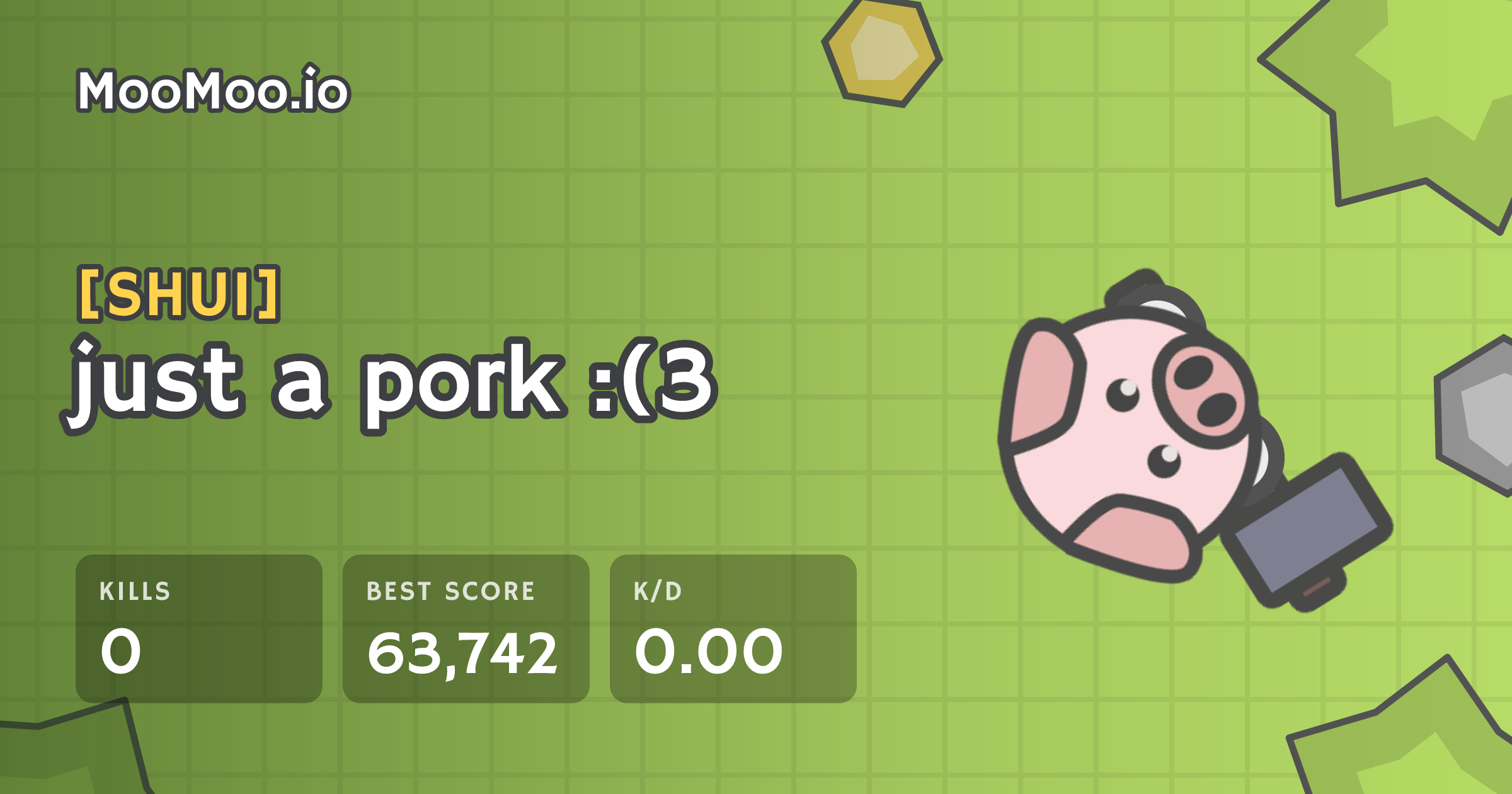 just a pork :(3 - MooMoo.io player
